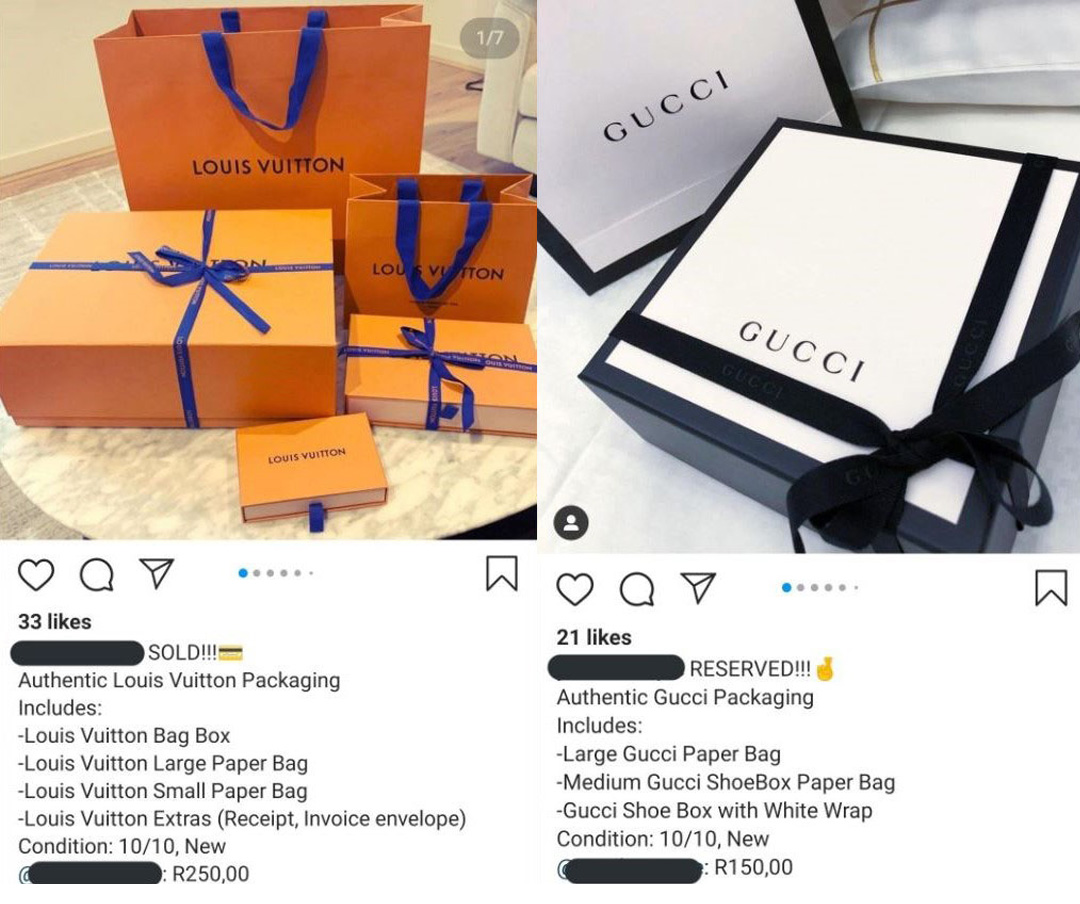 Large Louis Vuitton Gift Box and bag set