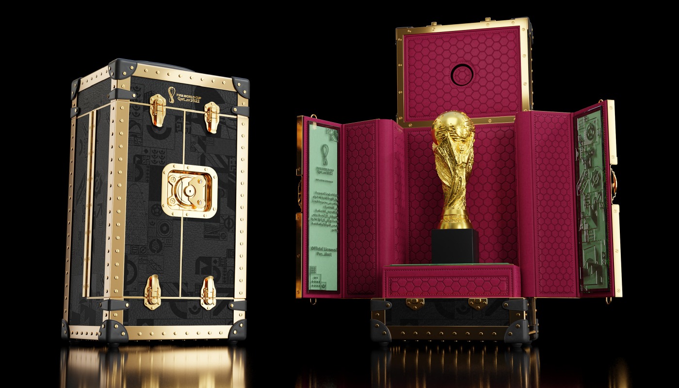 2022 FIFA Replica World Cup Trophy Case in 2023