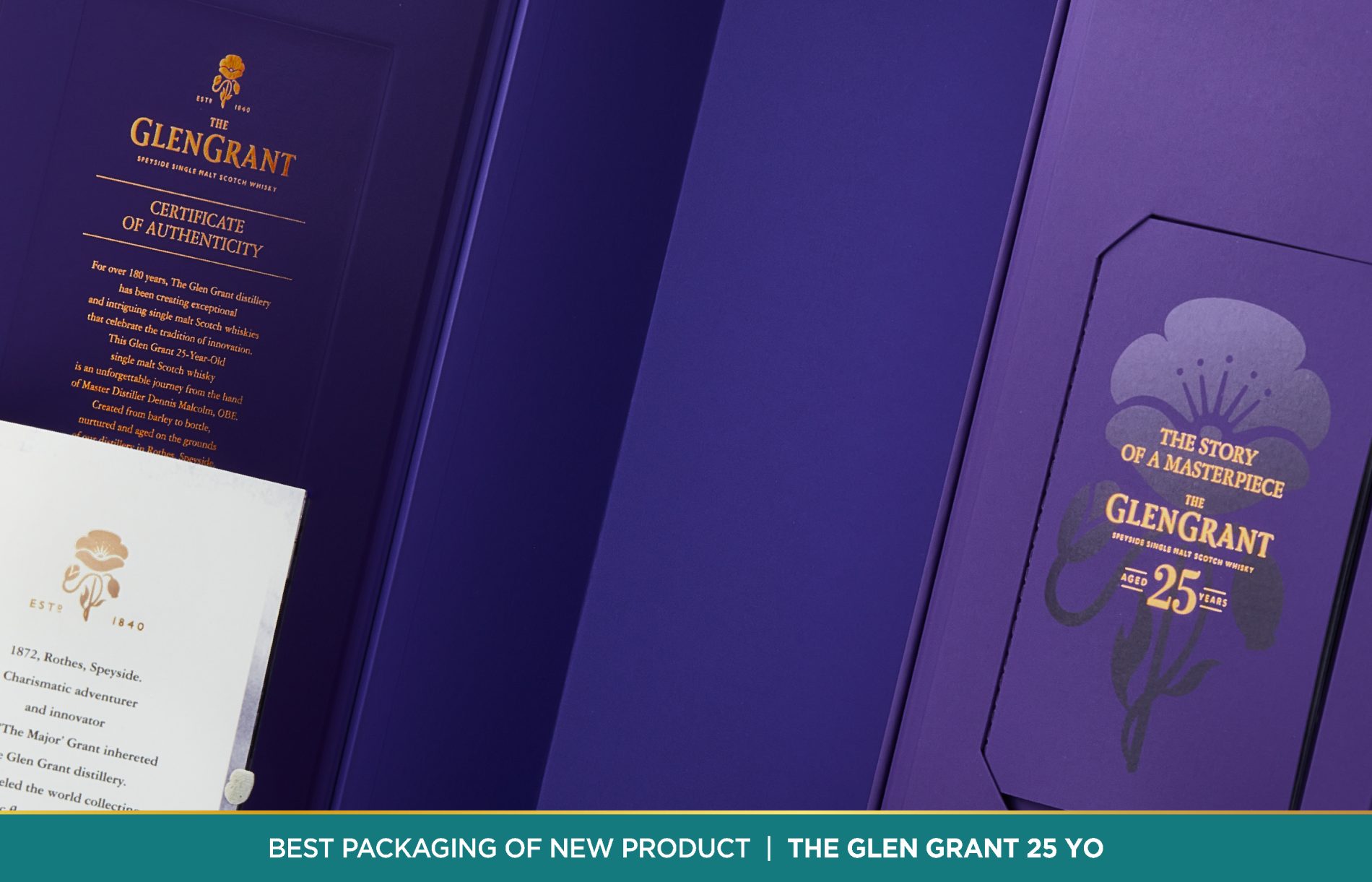 UK Packaging Awards - Glen Grant - Best Packaging of a New Product